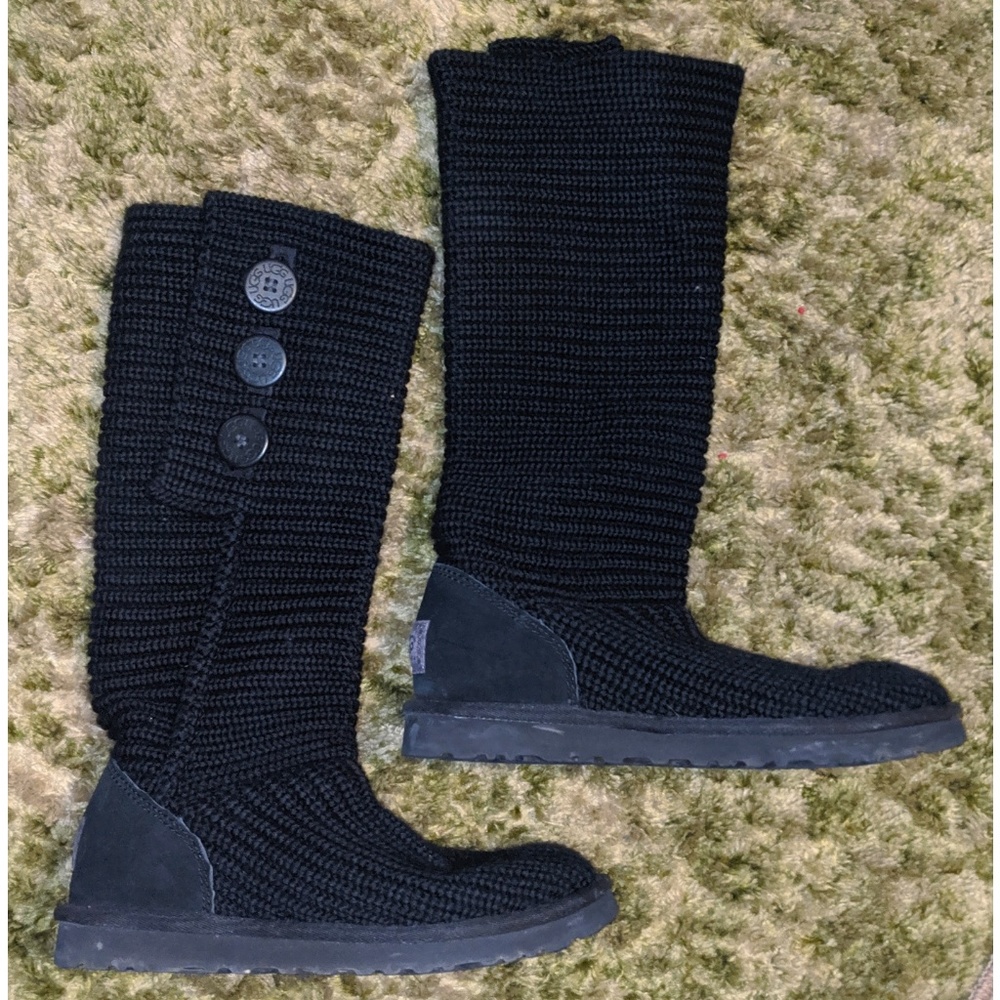 Knit UGG boots